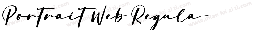 Portrait Web Regula字体转换